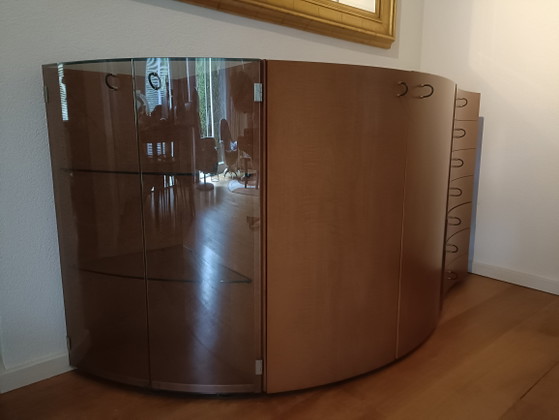 Modular Design Sideboard or TV Unit – Wood, Glass (photo 2 of 9)