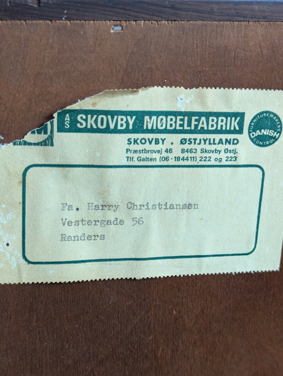 Image 1 of Vintage Boekenkast/ Schuifdeurtjes, A/S Skovby Møbelfabrik Denmark