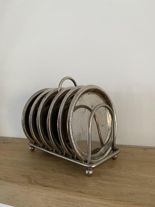 Untersetzer - silberfarben