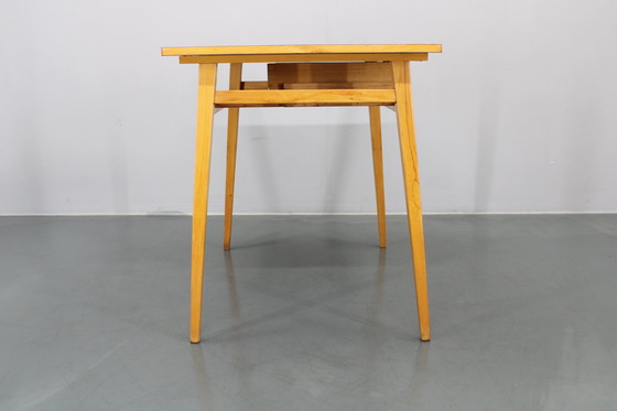 Image 1 of 1960s Side Table with Formica Top and Drawer, Czechoslovakia