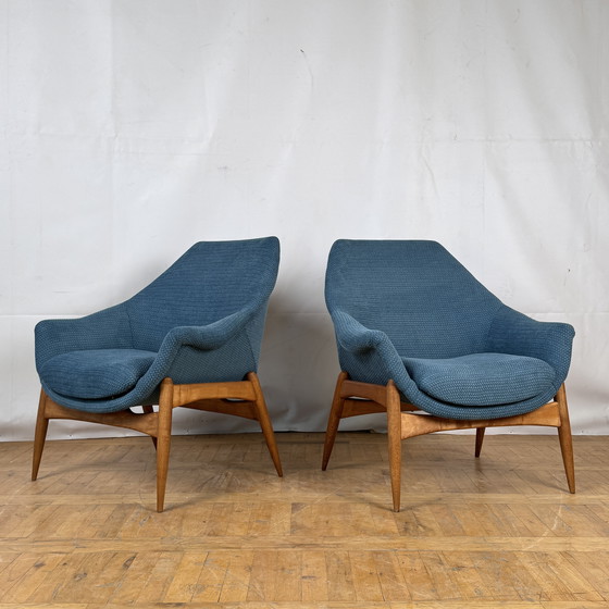 Image 1 of 2x Julia Gaubek Armchairs 1960s