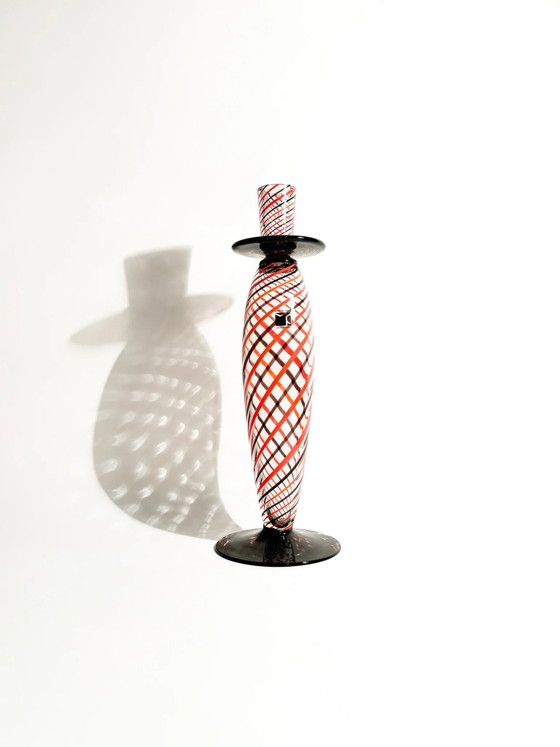 1999 Carlo Moretti Candelabro a Spirale in Vetro di Murano – Moretti (Carlo), Oggetti decorativi, Modern (photo 2 of 10)