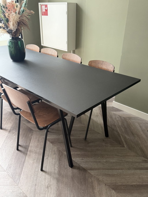 Table Loop Stand Table - HAY (250 x 92.5 x 74H cm) – eettafels, Metal, Other (photo 2 of 5)