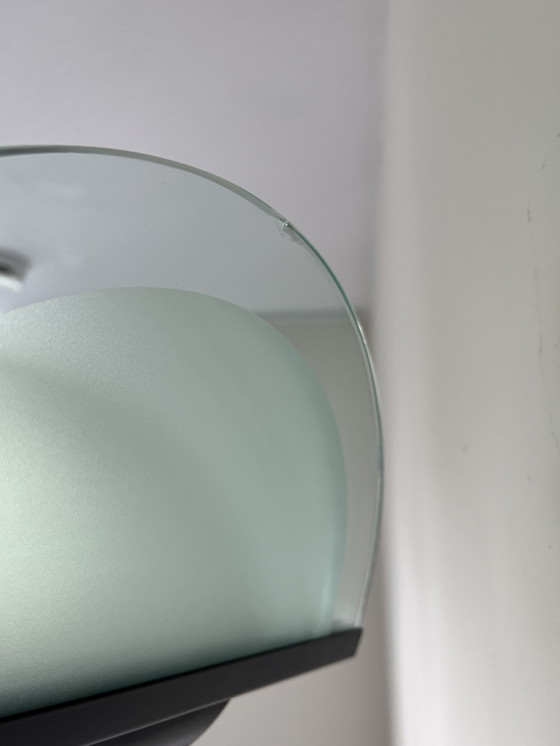 Image 1 of Grote Italiaanse glazen design vloerlamp, Lamperti 1980's