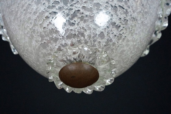 Image 1 of Vintage Italian Murano Glass Chandelier from the 1930s