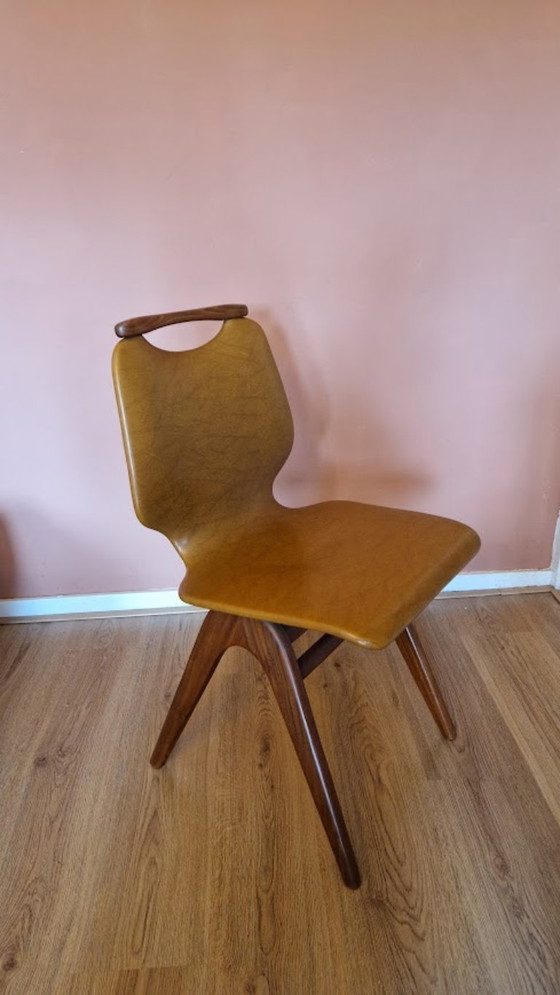 Image 1 of Silla Louis van Teeffelen Wébé Diseño holandés de mediados de siglo