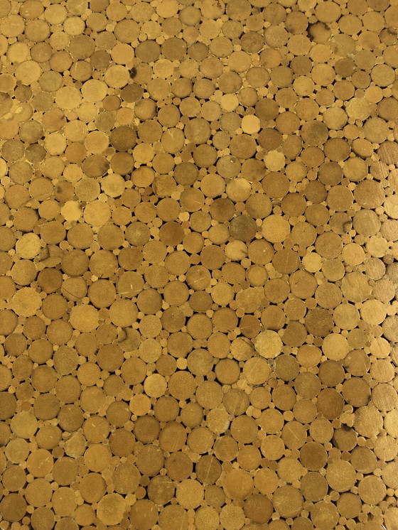 Image 1 of Tavolino da caffè Sheaf of Wheat di McGuire, anni &#39;70