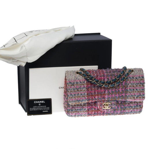 Borsa CHANEL Timeless/Classique in Tweed Multicolor - 101137