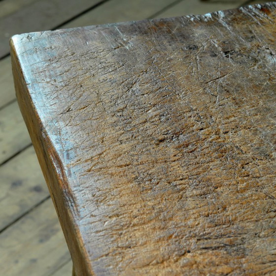 Tavolo da macellaio in rovere, circa 1920 – Tavoli, Wood (photo 8 of 11)