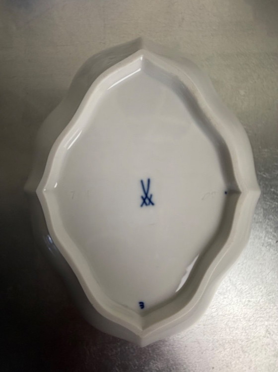 Image 1 of Original Meissen porcelain – 2 serving bowls in the onion pattern – first choice – unique condition