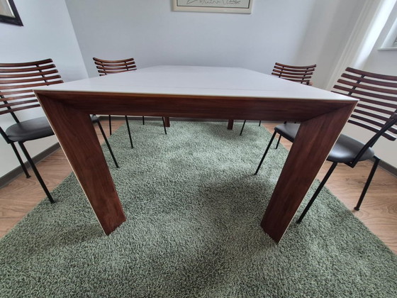Image 1 of Dining table with 4 chairs Danish Design (Nissen & Gehl) 4 years old