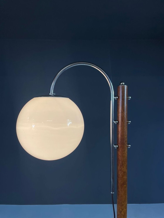 Image 1 of Halabala vloerlamp, Tsjecho-Slowakije, jaren 1930 - Volledig functioneel