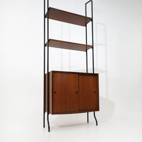 Modulares Bücherregal mit Metallstützen von Amma Torino, 1960er Jahre – Bücherregale (photo 9 of 14)