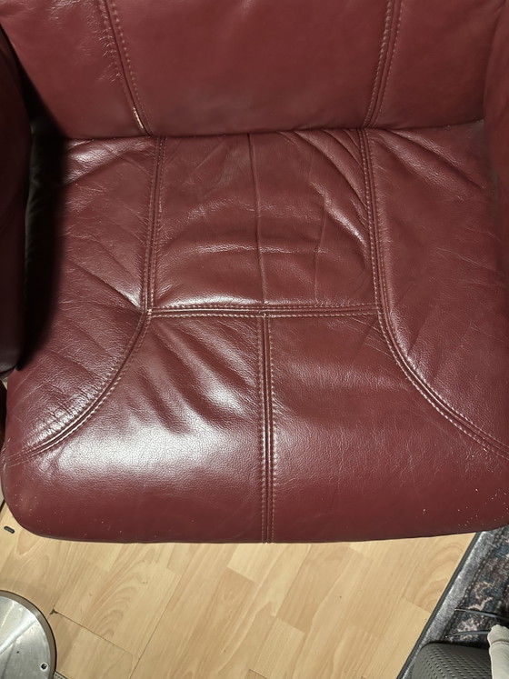 Andersson Relaxfauteuil – Verstelbare relaxstoel, Leather, Wood (photo 6 of 8)