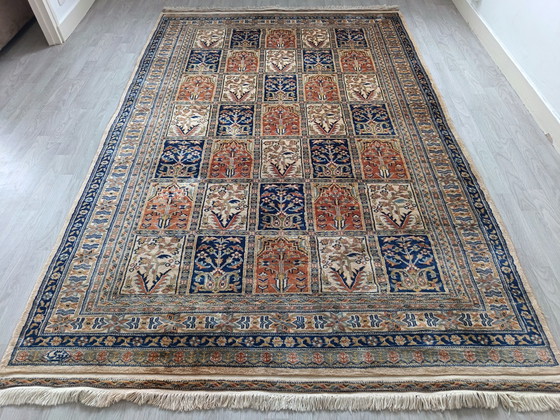 Grande tappeto pakistano in lana annodato a mano 242x160 cm – Tappeti, Cotone (photo 2 of 10)
