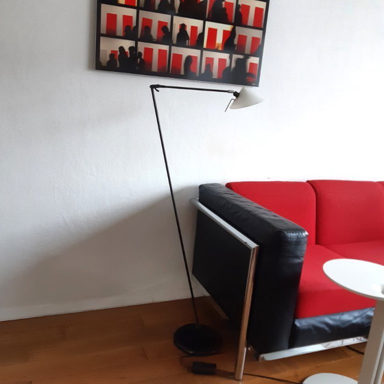Image 1 of Lampada da terra a braccio singolo regolabile Pola Design Amstelveen, stile Memphis