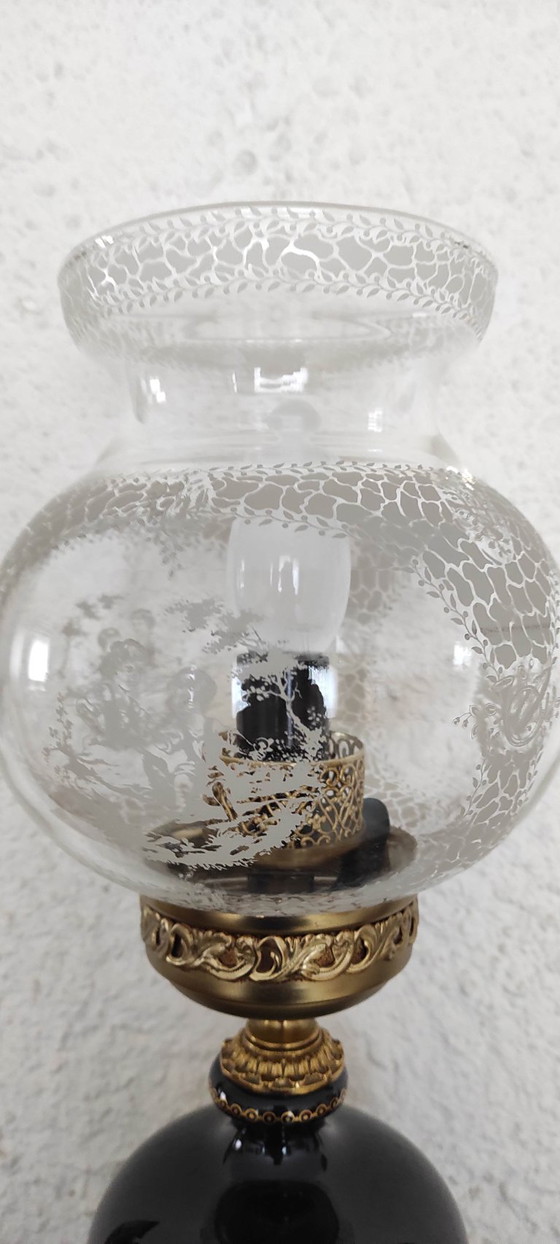 Image 1 of Conjunto Decor de Sèvres: reloj, lámpara y joyero