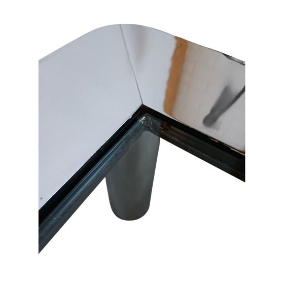 Image 1 of Table basse Space Age en chrome Cinova