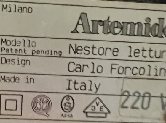 Image 1 of Artimede Milano Nestore Staande Lamp Zwart