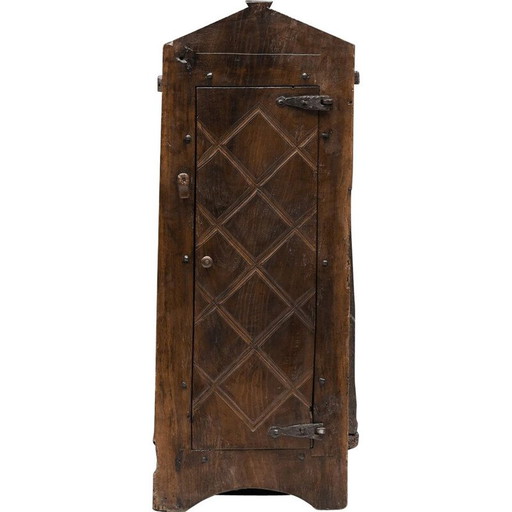 Vintage-Anrichte mit Tür und Regalen von Wabi-Sabi