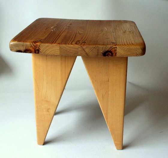 Image 1 of Support à fleurs design robuste - bois - fait main