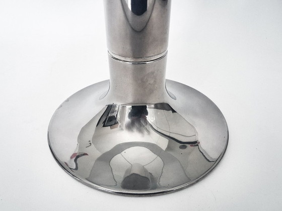 Vintage design Table lamp, nickel-plated – Plastic, Metal (photo 11 of 14)