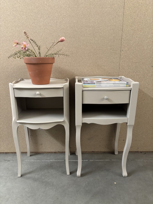 Tables de chevet vintage Brocante