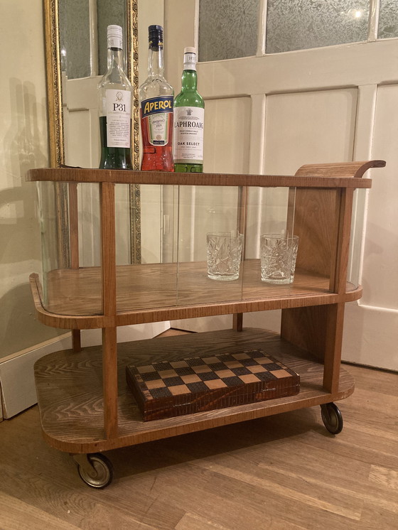 Image 1 of Carrello bar Art Déco, un pezzo chic