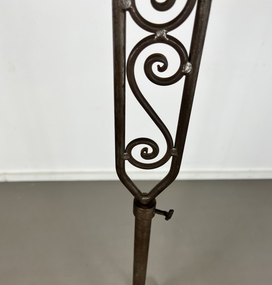 Art Deco Amsterdamse School lamp vloerlamp jaren twintig – Vloerlampen, Metal, Textile (photo 6 of 14)