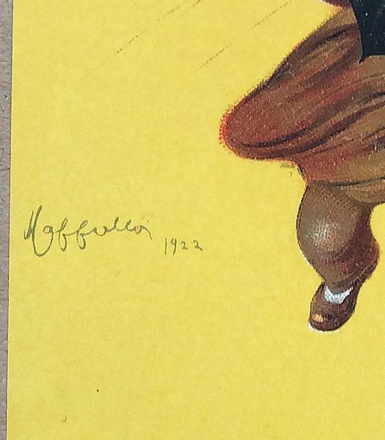 Image 1 of Leonetto Cappiello Art Deco Reclame Origineel Mini Litho Affiche 1922