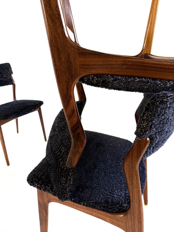 Image 1 of 6 restored Danish dining chairs '60