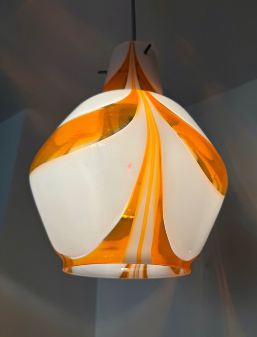 Murano glass chandelier design Space Age 70's