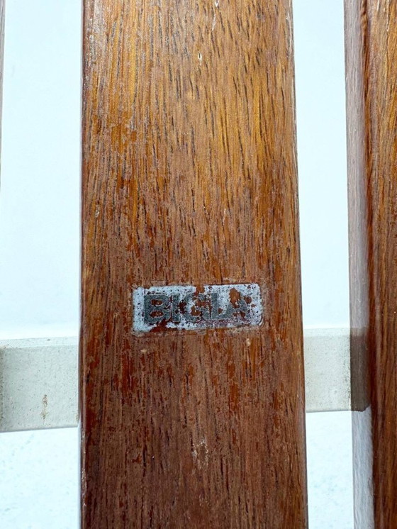 Image 1 of Set bestehend aus 2 Stühlen und einem Klapptisch von BIGLA, 1940er Jahren 