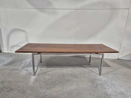 Image 1 of Mesa de centro de mediados de siglo con tapa flotante