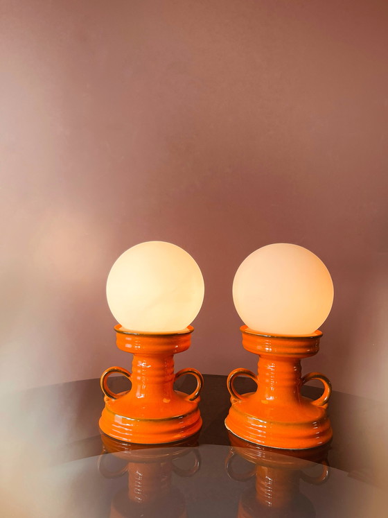 Image 1 of Set of beautiful Fat Lava night lights/table lamps