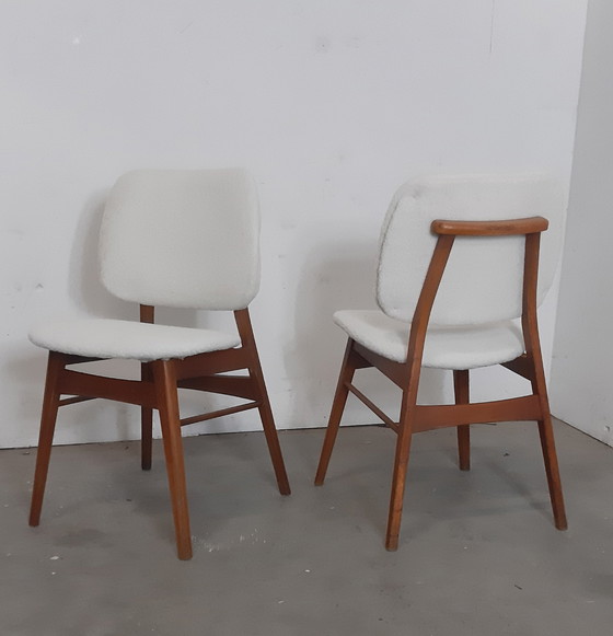 Image 1 of Set of 2 Danish design chairs REFURBISHED sustainable choice!