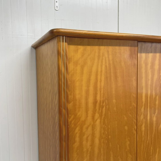 Image 1 of Sleek vintage mid-century 3D wardrobe, detachable with hanging and shelving
