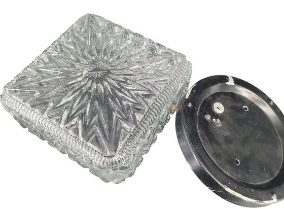 Image 1 of 2027 Vintage Glass Ceiling Light