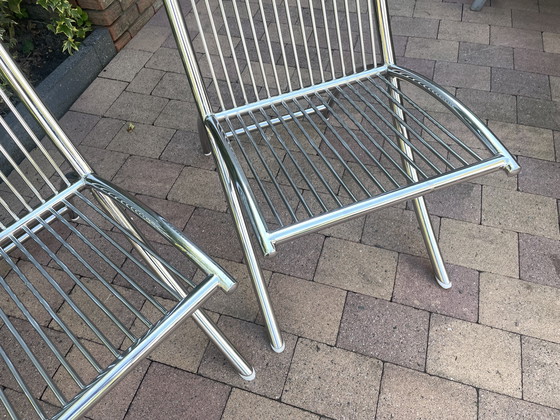 Image 1 of Gardinox Tuinstoelen RVS 4 stuks