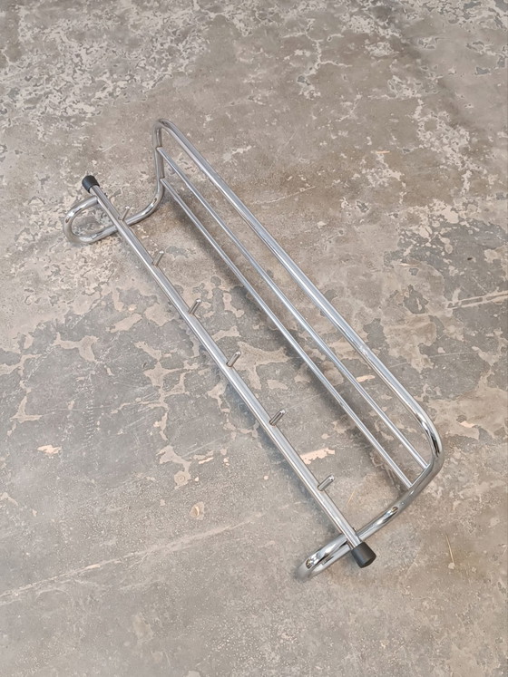 Vintage Bauhaus wall coat rack, Metal, Black (photo 3 of 15)