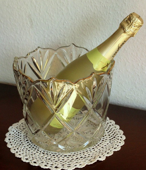 Bac à glaçons - Seau à glace - Seau à champagne - Verre en cristal de plomb
