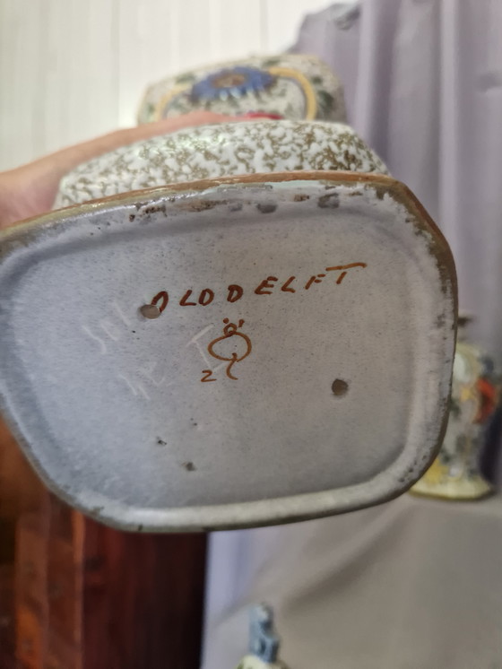 Image 1 of Old Delft potten en vazen set