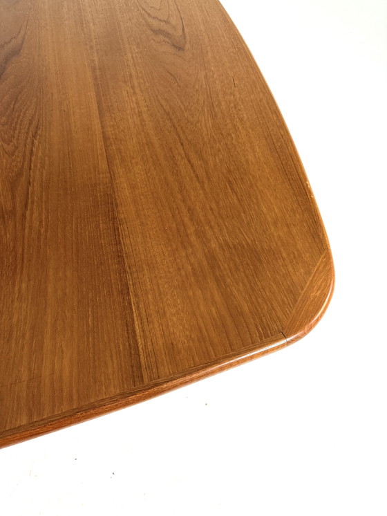 Image 1 of Tavolo da pranzo vintage XXXL estensibile in teak anni '80