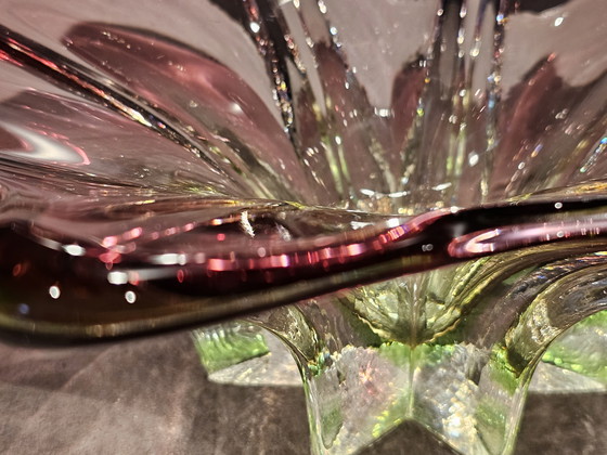 Image 1 of Bol vintage en verre d'art de Murano