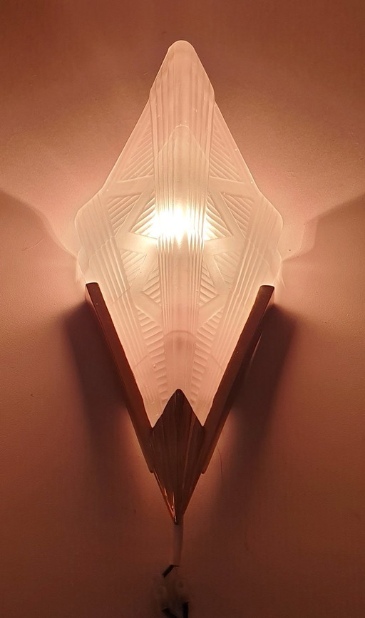 Art Deco stijl wandlamp