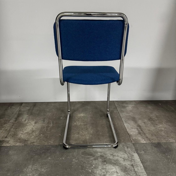 Gispen classics set of 6 – Bert Plantagie, Dining chairs, Plastic, Textile (photo 3 of 3)