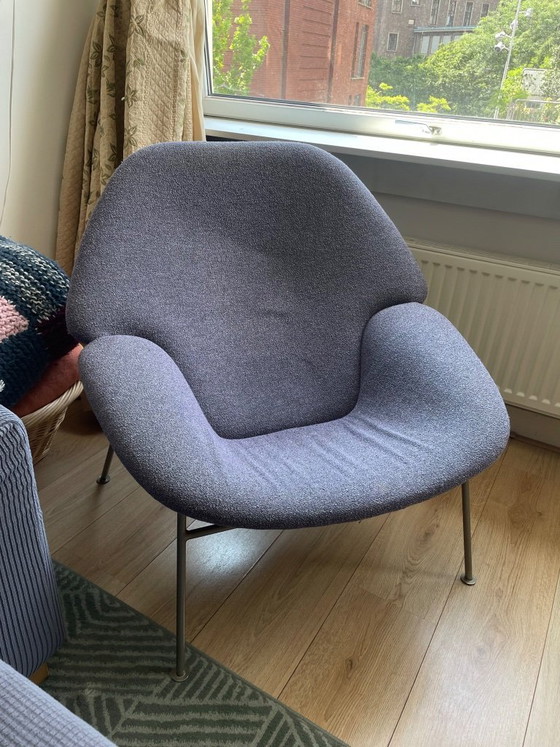 Vintage Artifort F555 Loungefauteuil – Metal, Textile (photo 3 of 7)