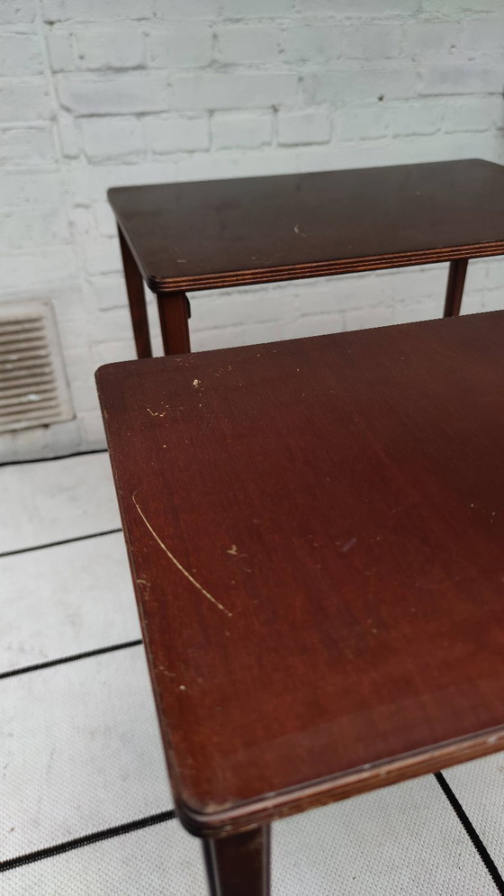 Image 1 of Mimiset / Tables gigognes / Tables gigognes - Teck - Danois