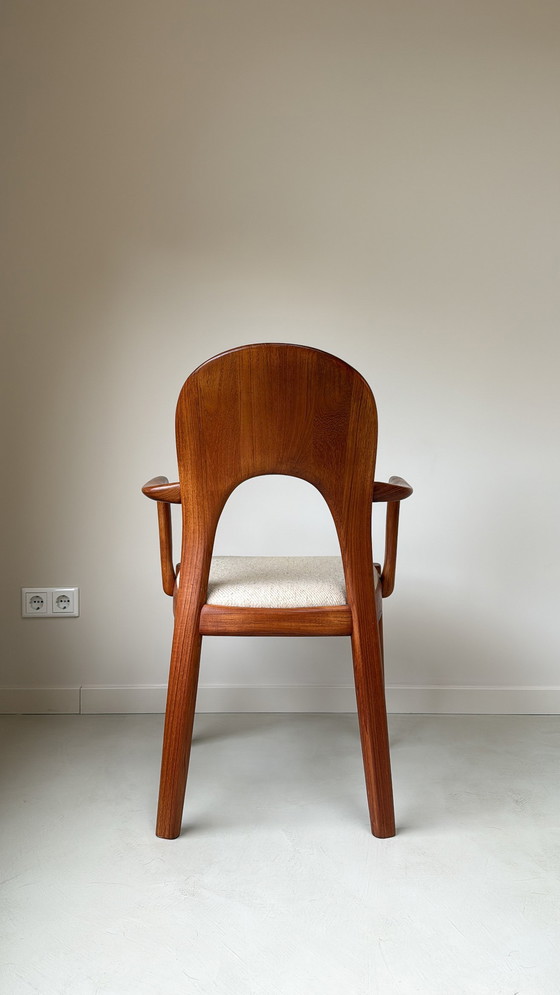 Image 1 of Vintage Danish teak wooden chair Niels Koefoed