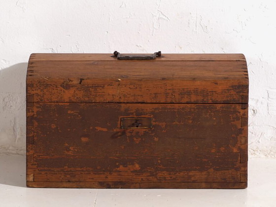 Antike Truhe mit dunkler Patina (ca. 1900) #3 – Aufbewahrungsschrank, Rustic (photo 33 of 40)